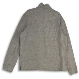 Polo Ralph Lauren Mens Gray 1/4 Zip Mock Neck Long Sleeve Pullover Sweater Sz XL alternative image