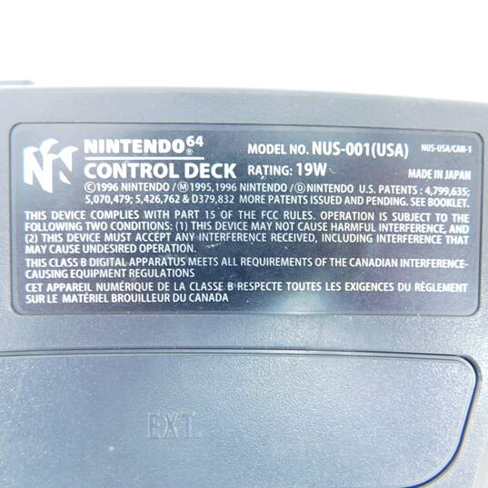 Nintendo 64 N64 Console For Parts/ Repair image number 4