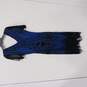 Babeyond Flapper Women's Blue Beaded V Neck Dress Size M image number 2