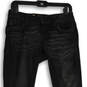 Womens Black Denim Dark Wash 5-Pocket Design Skinny Leg Jeans Size 26 image number 3