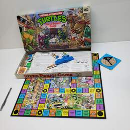 VTG. RoseArt Teenage Mutant Ninja Turtles Pizza Power Board Game Open Box* P/R