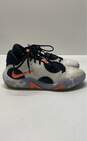 Nike PG 6 Fluoro White Multicolor Sneakers DC1974-100 Size 10.5 image number 1