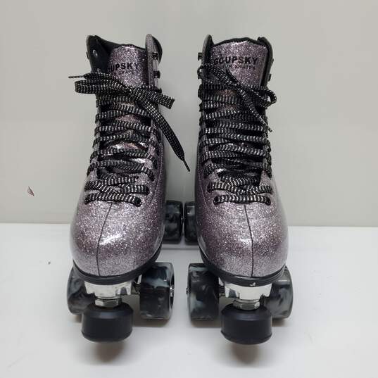 Goupsky Glitter 4 Wheel Roller Skates Women's Size 10 image number 1