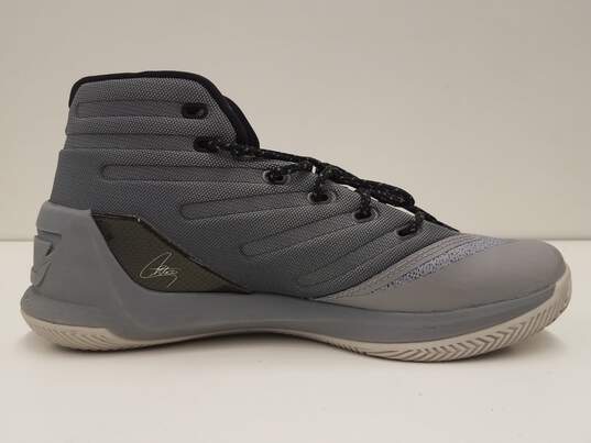 Under Armour Stephen Curry 3 Basketball Shoes Grey 10 image number 2