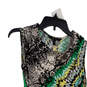 Womens Multicolor Animal Print Sleeveless Side Zip Bodycon Dress Size M image number 3