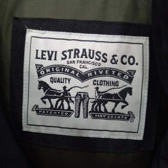 Men's Black Levi Strauss Jacket Size M image number 5