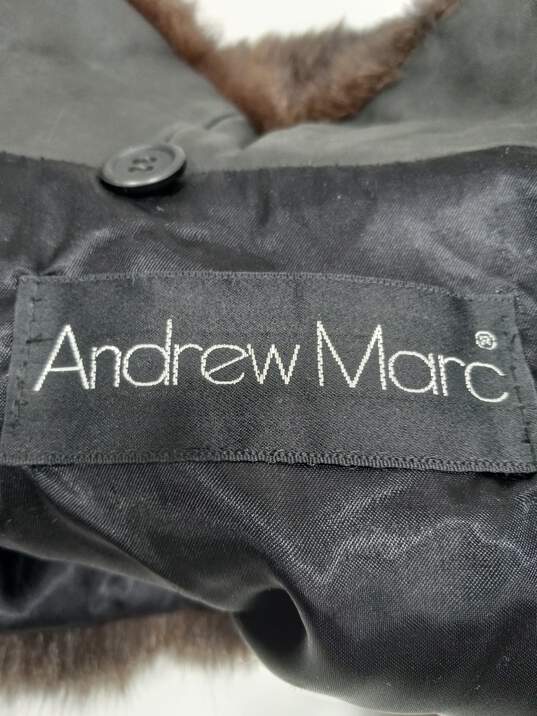 Andrew Marc Fur Vest Women's Size M image number 4