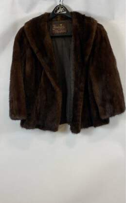 Bamberger's Women's Brown Vintage Fur Coat- M/L