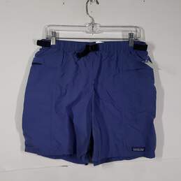 Mens Flat Front Adjustable Waist Belt Swimwear Board Shorts Size Large