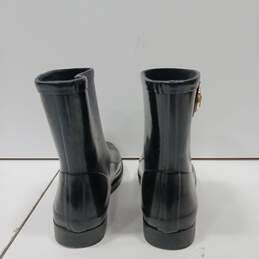 Michael Kors Benji Black Rain Boots Size 8 alternative image