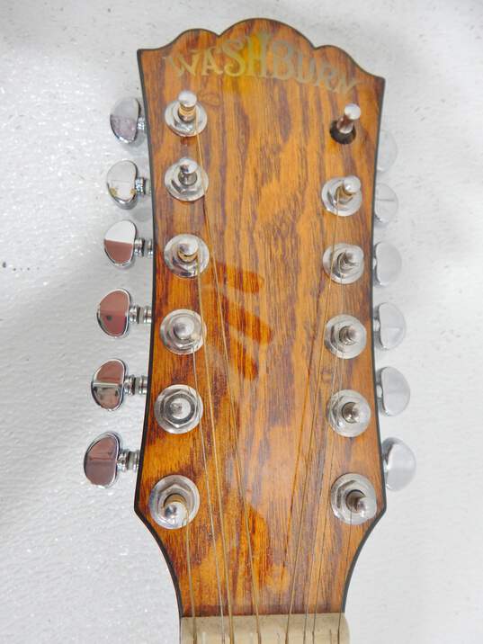 Washburn Brand D46S12 Model 12-String Acoustic Electric Guitar (Parts and Repair) image number 4