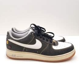 Nike Air Force 1 07 Low Sneakers Black Denim 14
