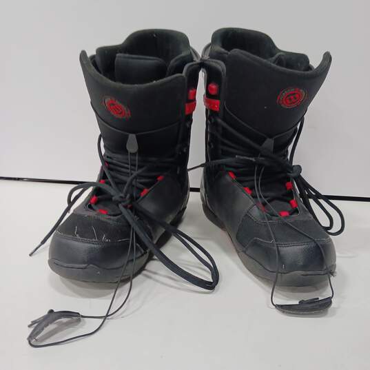 Men's Black Morrow Ski Boots Size 12 image number 1