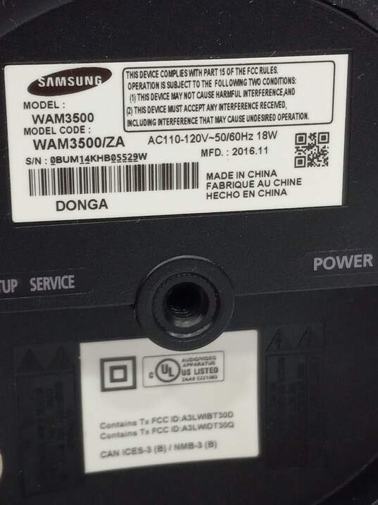 Samsung Radiant R3 Wireless Bluetooth Speaker Model WAM3500 image number 4