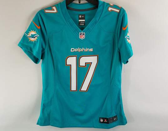 Nike NFL Women Teal Dolphins 17 Tannehill Jersey M image number 2