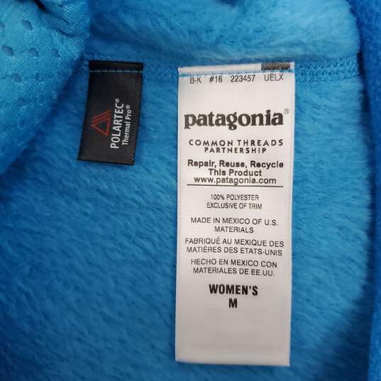 NWT Patagonia's WM's Polartec Blue Fleece Vest Size M image number 3