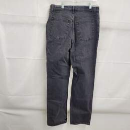 Abercrombie & Fitch Women's The 90s Straight Ultra High Rise Aged Black Jean Size 10R NWT alternative image