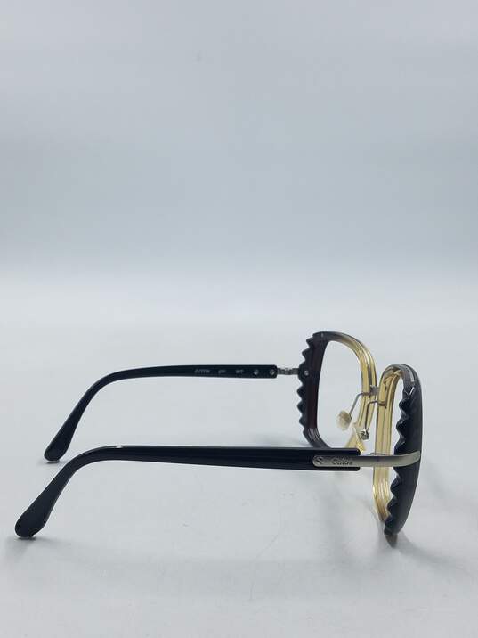 Chloé Gradient Black Oversized Eyeglasses image number 5
