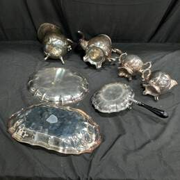 Bundle of 7 Assorted Vintage Silverplated Dishes alternative image