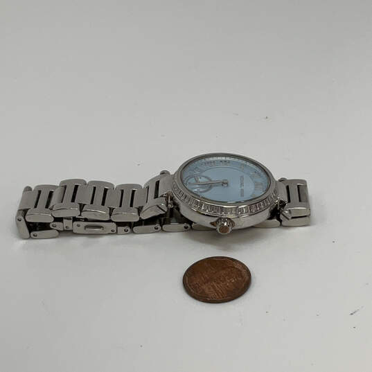 Designer Michael Kors Skylar MK-5988 Silver-Tone Dial Analog Wristwatch image number 3