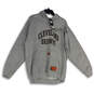 NWT Mens Gray Cleveland Browns Kangaroo Pocket Pullover Hoodie Size Large image number 1