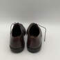 Men Brown Leather Wingtip Cap Toe Lace-Up Oxford Dress Shoes Size 10.5 image number 4