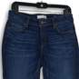 Womens Blue Medium Wash Stretch Pockets Denim Skinny Leg Jeans Size 27 image number 3