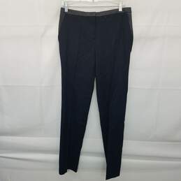 Tory Burch Dark Navy Blue Wool Blend Pants Size 4