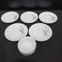 Set of 6 Assorted Noritake Sylvia 6603 Floral Dishes