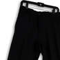 NWT Womens Black Plaid Flat Front Pocket Straight Leg Dress Pants Sz 30X30 image number 3