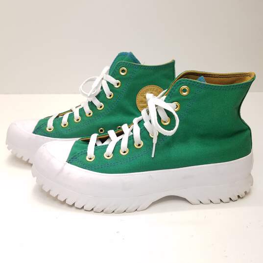 Converse Chuck Taylor Men Green Hi-Top Sneakers sz 8.5 image number 1