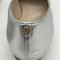 Womens Go To Pearson W21631 Silver Almond Toe Slip-On Loafer Flats Size 9 B image number 7