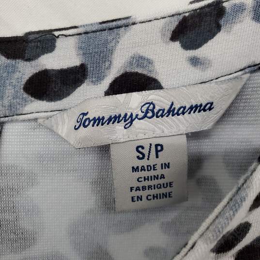 Tommy Bahama Black & White Leopard Patterned Sheath Dress WM Size S image number 3
