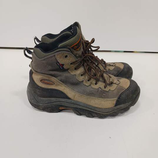 Men's Brown Work Boots Size 8 image number 4