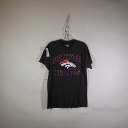 Mens Denver Broncos Crew Neck Short Sleeve Pullover T-Shirt Size Medium