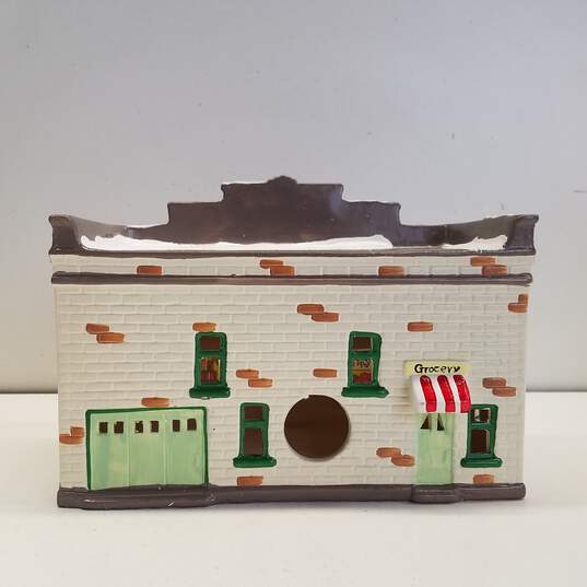 Department 56 Snow Village Village Market 1988- SOLD AS IS, NO LIGHT CORD image number 6
