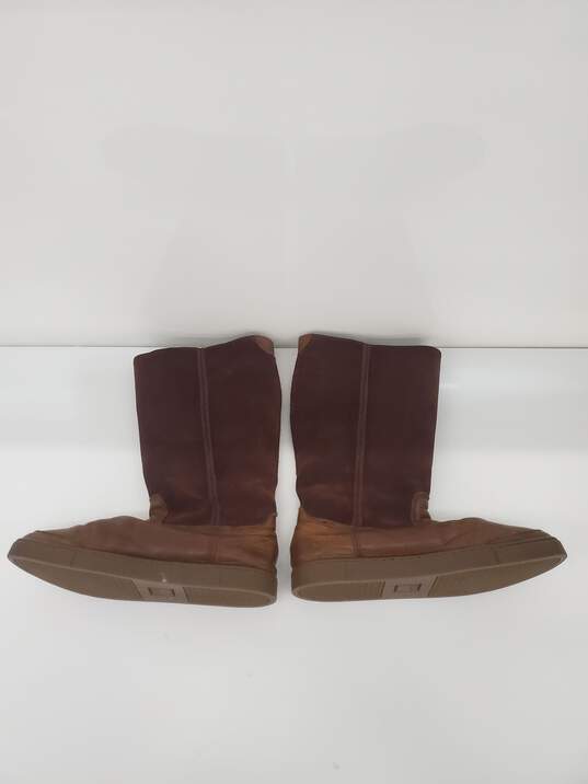 Women Frye Gemma Tall Brown Suede winter boots Size-8 used image number 2