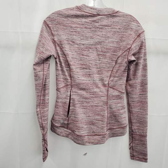 lululemon Close to Crossing Pink Long Sleeve Women's Size 2 image number 2