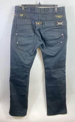 Cipo & Baxx Men Blue Zip Pocket Jeans Sz 33 alternative image