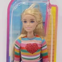 Barbie It Takes Two “Malibu” Rainbow Shirt Denim Skirt alternative image