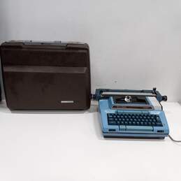 Vintage Smith-Corona 2200 Blue Type Writer W/ Hard Case