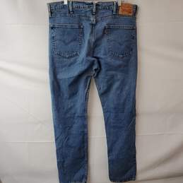 Levi Strauss & Co. Men's W38 L34 Worn Denim Blue Jeans alternative image