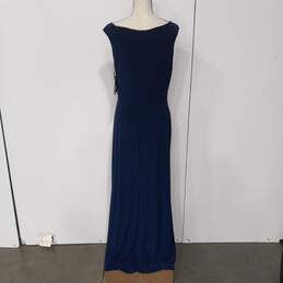 Ralph Lauren Blue Evening Gown Size 14 NWT alternative image