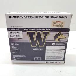 University of Washington 25 Purple and White C7 Lights alternative image