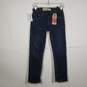 NWT Mens 511 Slim Fit Stretch Dark Wash Denim Skinny Leg Jeans Size 10 image number 1