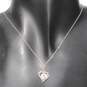 Sterling Silver White Sapphire Jewelry Set w/Box - 5.74g image number 3