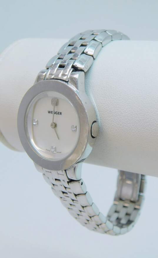 Wenger Swiss Quartz Sapphire Crystal Mother Of Pearl Watch 60.3g image number 2