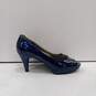 Bandolino Metallic Blue Heels Women's Size 8.5M image number 4