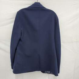 Ted Baker WM's Polyester Nylon Blend Blue Button & Zip Blazer Size L/G alternative image