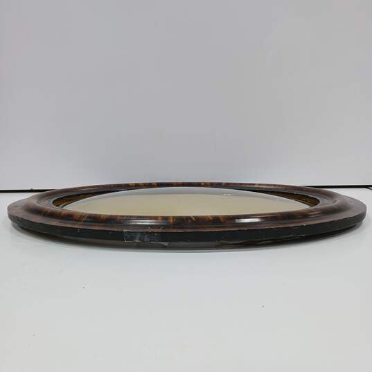 Wooden Oval Picture Frame w/ Glass image number 2